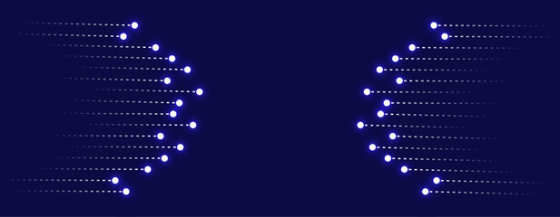 Abstract Digital Network Technology Background with Glowing Nodes for technology, cybersecurity, artificial intelligence, blockchain, cloud computing, and business presentations, websites etc