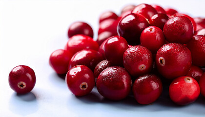 Tart Cranberries Vibrant Red Berries