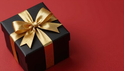 Obraz premium Exciting online shopping for valentine's day gifts unique black box package ideas home lifestyle close-up romantic concepts