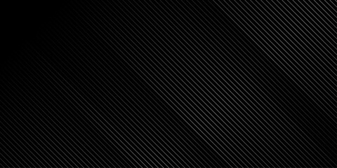 Obraz premium Elegant black grey background with overlap layer. black geometric abstract triangle stock background. Modern line stripes curve abstract presentation background. Vector digital art banner. 