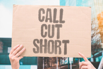 "Call Cut Short" Support line hangs up mid explanation. PHONE. SERVICE. DISCOURTESY. FRUSTRATION. CLIENT.