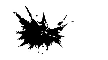 black ink splat