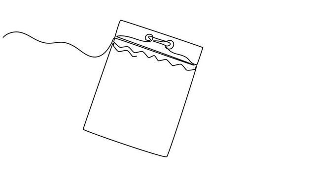 Self drawing line animation office clock with calendar planner continuous one single line drawn concept video, Abstract tear-off calendar. The date is December 25th. Christmas. Self drawing animation