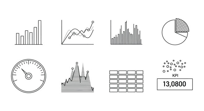Various data visualization techniques