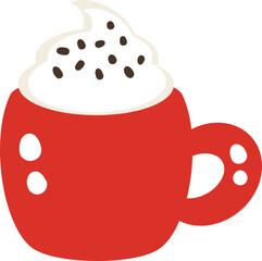 Christmas winter hot coffee c