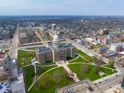 Michigan State Capitol is the legislative government of Michigan State, at 100 N Capitol Ave, Lansing, Michigan MI, USA. 