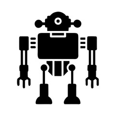 Simple robot illustration © Mamun