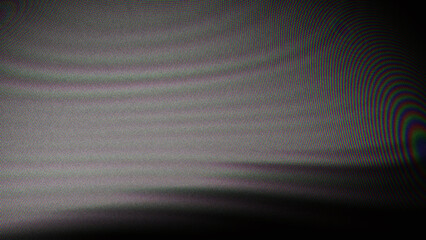 Moire pattern on digital screen with pixel grid texture and rainbow light interference for technical glitch background and futuristic overlay