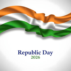 Republic day 2026 india celebrations with tricolor flag