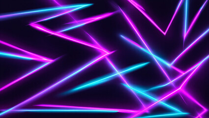 neon purple and blue abstract lines on dark background