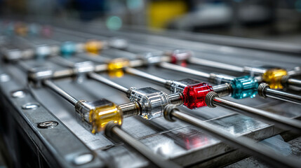 Environmental temperature calibration rods developed for precise thermal alignment and reference measurements in controlled climate testing setups