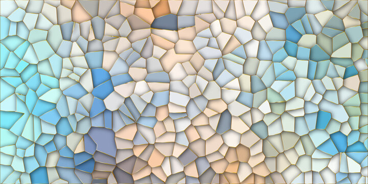 colorful pestel crystallize abstract background in light sweet vector illustration. white stoke colors stone tile pattern with shadow. Cement kitchen decor. abstract mosaic polygonal Geometric.