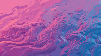 Colorful abstract watercolor swirls in pink and blue Background