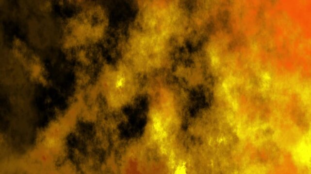Dynamic fiery abstract background with swirling smoke and vibrant flames. Perfect for conveying energy, heat, and intense emotions.
