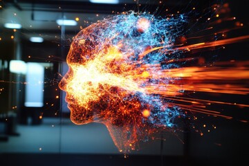 Exploring the intersection of technology and human consciousness through digital visualization