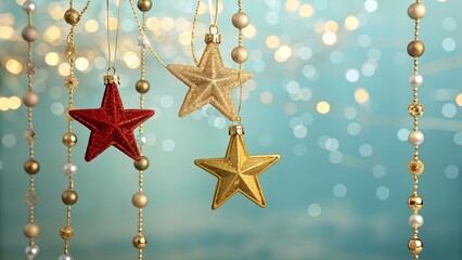 golden christmas star