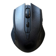 Ergonomic wireless computer mouse with textured grip for comfortable control and precision.