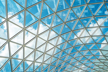 Geometric Skylight with Cloud Reflections