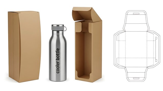 Cooler Bottle Packaging Design