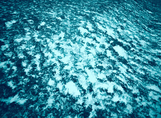 Snowy frozen grass hill texture illustration background