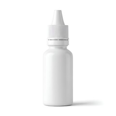 Minimal Plastic Medicine Dropper Bottle Mockup for Healthcare