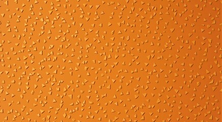 Abstract pattern of orange triangles on textured background