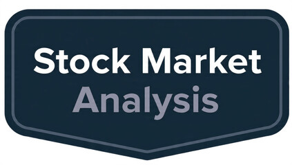 Stock Market Analysis Graphic