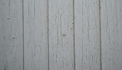 Fototapeta premium Weathered gray wooden planks with peeling paint