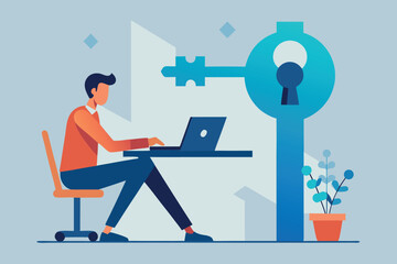 Person Verifying Email Sender Identity Before Opening Message, Online Security Best Practices