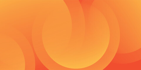 Abstract orange background with circles