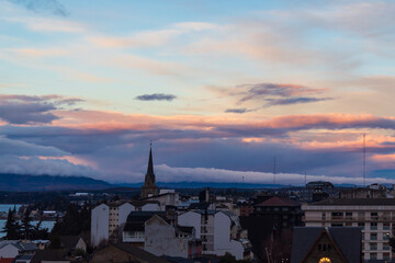  cidade de San Carlos de Bariloche, Centro C&iacute;vico, Patag&ocirc;nia Argentina Lago glacial Nahuel Huapi