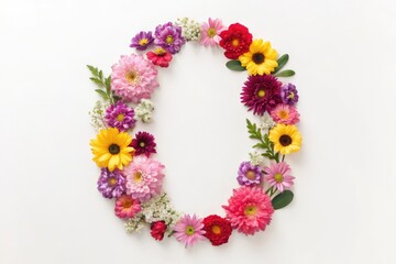 Welcome Spring With a Colorful Floral Arrangement Made of Various Flowers