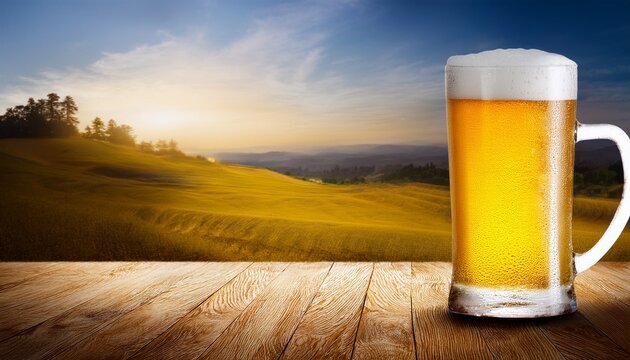 Copo De Cerveja Fundo Transparente