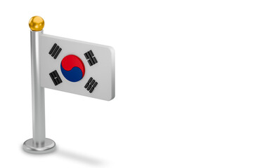 South Korea national flag symbol of patriotism and identity
