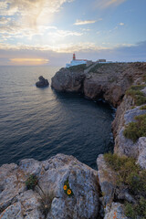 Sagres-Leuchtturm: wo land endet und der Atlantik beginnt