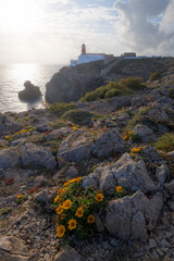 Sagres-Leuchtturm: wo land endet und der Atlantik beginnt