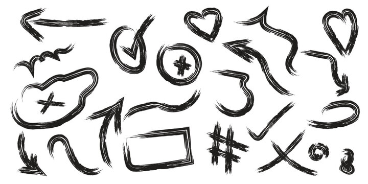 A collection of 20th century symbols and glyphs