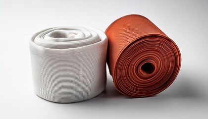 compression wrap bandage for medical use on a white surface