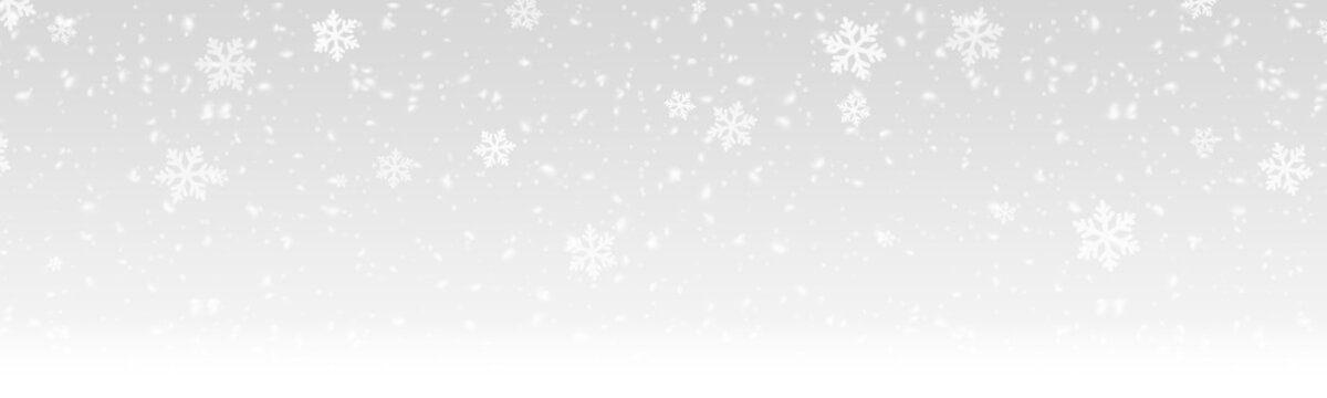 Soft falling snow bokeh overlay texture, gentle winter particles on dark background for atmospheric scenes and photo effects