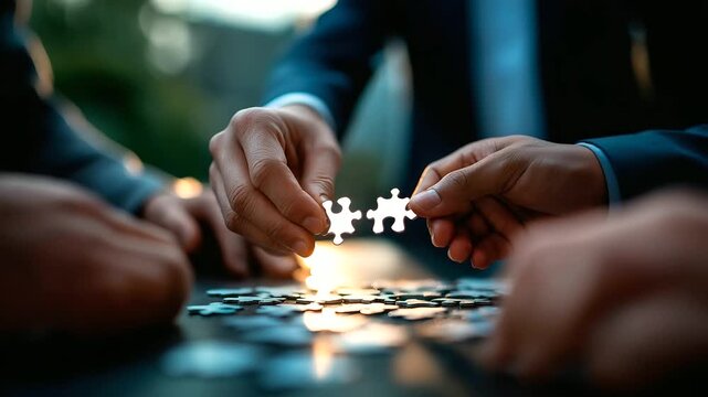 Strategic planning problem solving teamwork visualization defocused collaboration background solution guidance concept professional consultation display business strategy