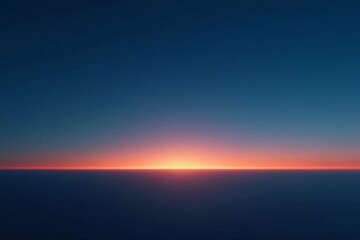 Serene Sunset Sky Gradient Background