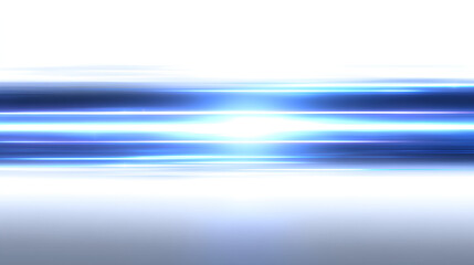 Transparent blue cyan neon glowing with horizontal light line rays beam flare glow shine streak futuristic shimmer radiant energy effect luminous background