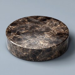 Dark marble platform