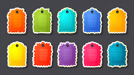 NEW sticker set, material, jagged, discount, price reduction, special price, campaign, fair, decoration, sticker, stamp, spiky, pop, stylish, simple. Set of new arrival tag icon. Sale sticker