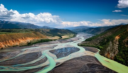 An Acidic River Flows From The Territory Of The Plant