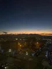 Sunset Above Mountains