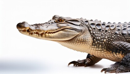 Crocodile Isolated On Transparent Background Cut Out