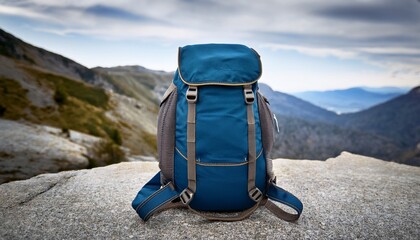 daypack cordura blue padded straps camping daypack