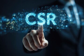 CSR and Digital Innovation Concept
