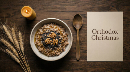 Orthodox Christmas Kolyva: Traditional Wheat Pudding, Candlelight & Symbolic Holiday Celebration